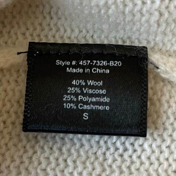 Jenni Kayne Everyday Sweater Wool Cashmere Blend Size S Quiet Luxury Old Money - Picture 10 of 11